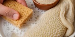 تنظيف الكرشة بالخميرة