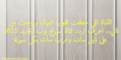 القناة اللي خطفت قلوب العيال ورجعت من تاني.. اعرف تردد قناة سبونج بوب الجديد 2025 على نايل سات وعرب سات بكل سهولة