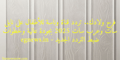 فرح ولادك.. تردد قناة وناسة للأطفال على نايل سات وعرب سات 2025 بجودة عالية وخطوات ضبط التردد الجديد – egnews.in